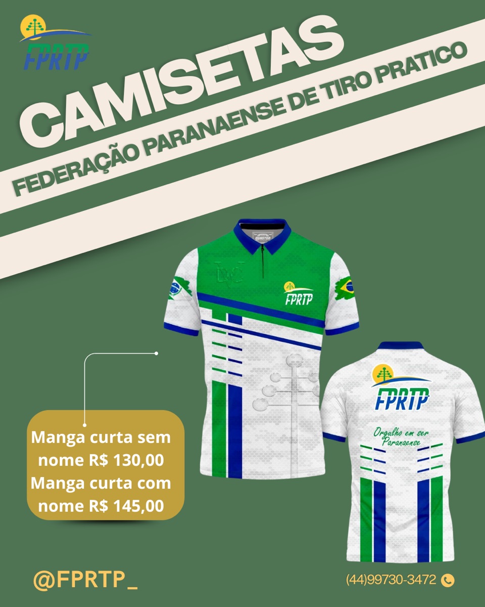 Camisetas Federação Paranaese 2026